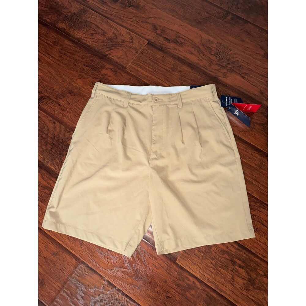 Reebok Golf Shorts Men’s 9” Khaki Continuous Comfort Waistband sz 38